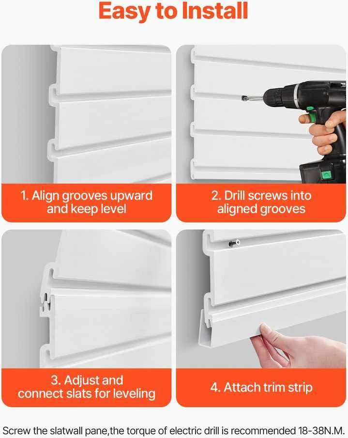 VEVOR 4 x 4 ft garažo PVC sienelė