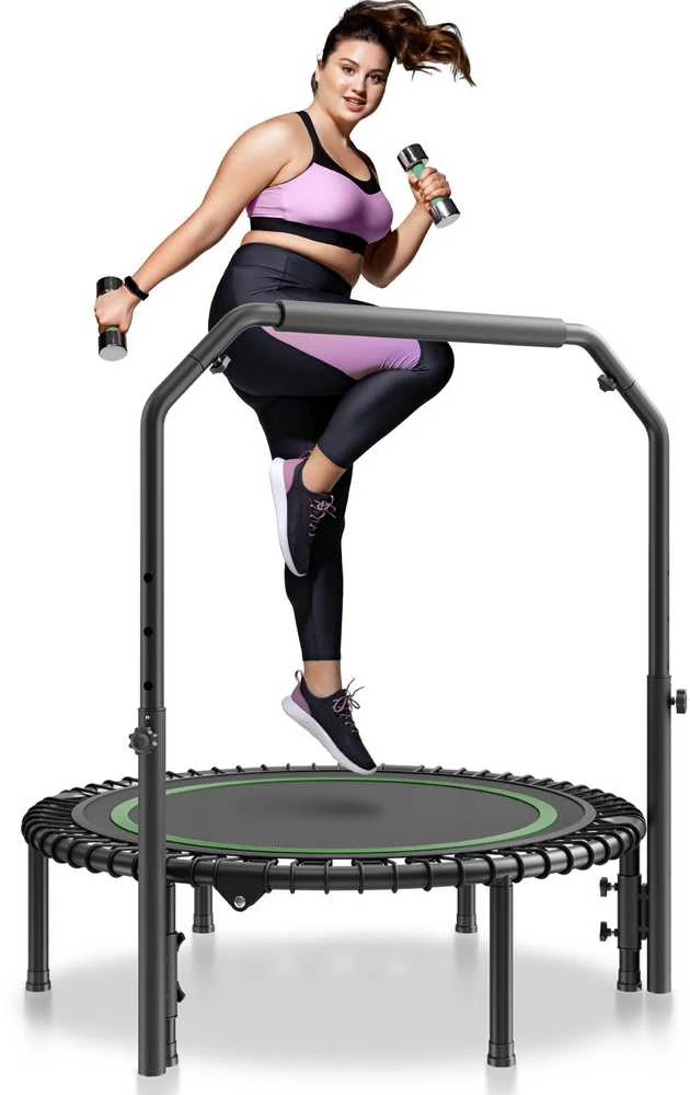 VEVOR 40" sulankstomas mini fitneso batutas su rankena