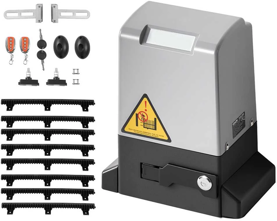 VEVOR 400 W elektrinis stumdomų vartų atidarytuvas su bėgeliu ir jutikliu