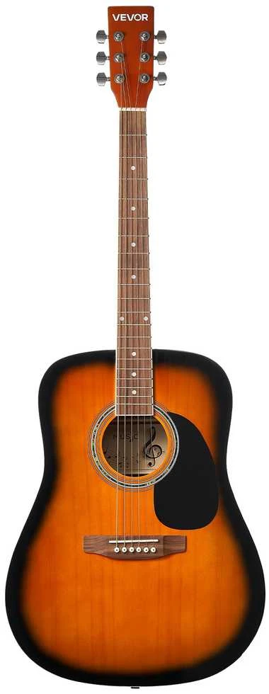 VEVOR 41 colių dreadnought akustinė gitara pradedantiesiems