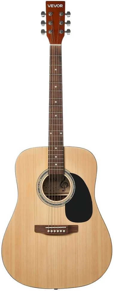 VEVOR 41 in Dreadnought akustinė gitara komplektas pradedantiesiems