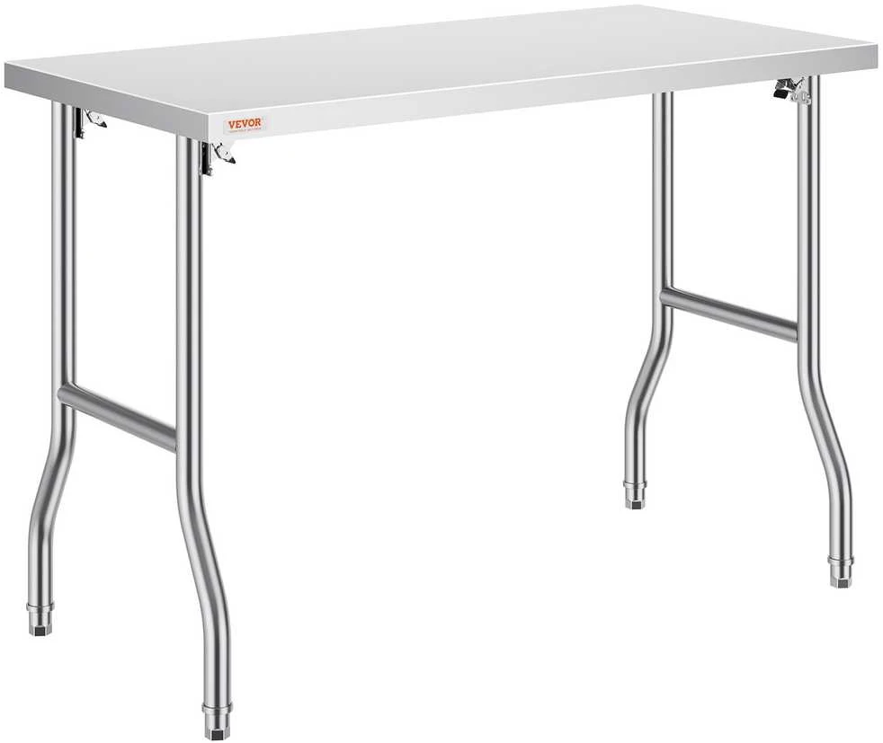VEVOR 48 x 24 colių nerūdijančio plieno stalviršis