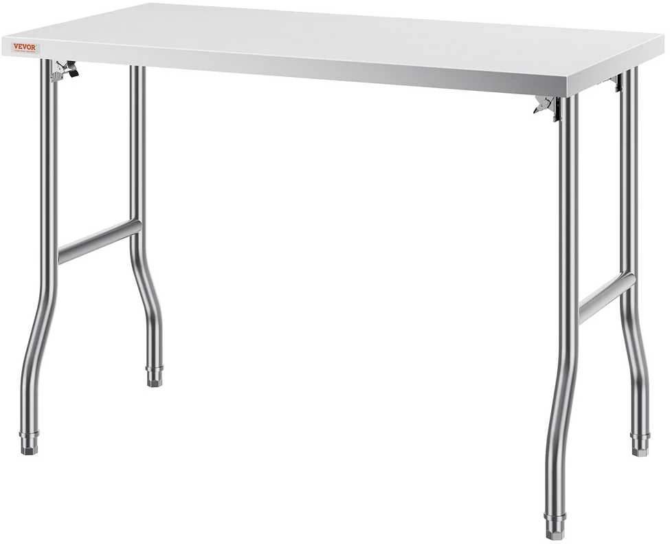 VEVOR 48 x 24 colių nerūdijančio plieno stalviršis