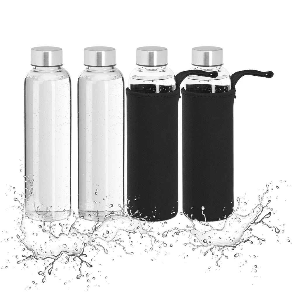 Gertuvė Relaxdays 4x stiklinis butelis 500ml
