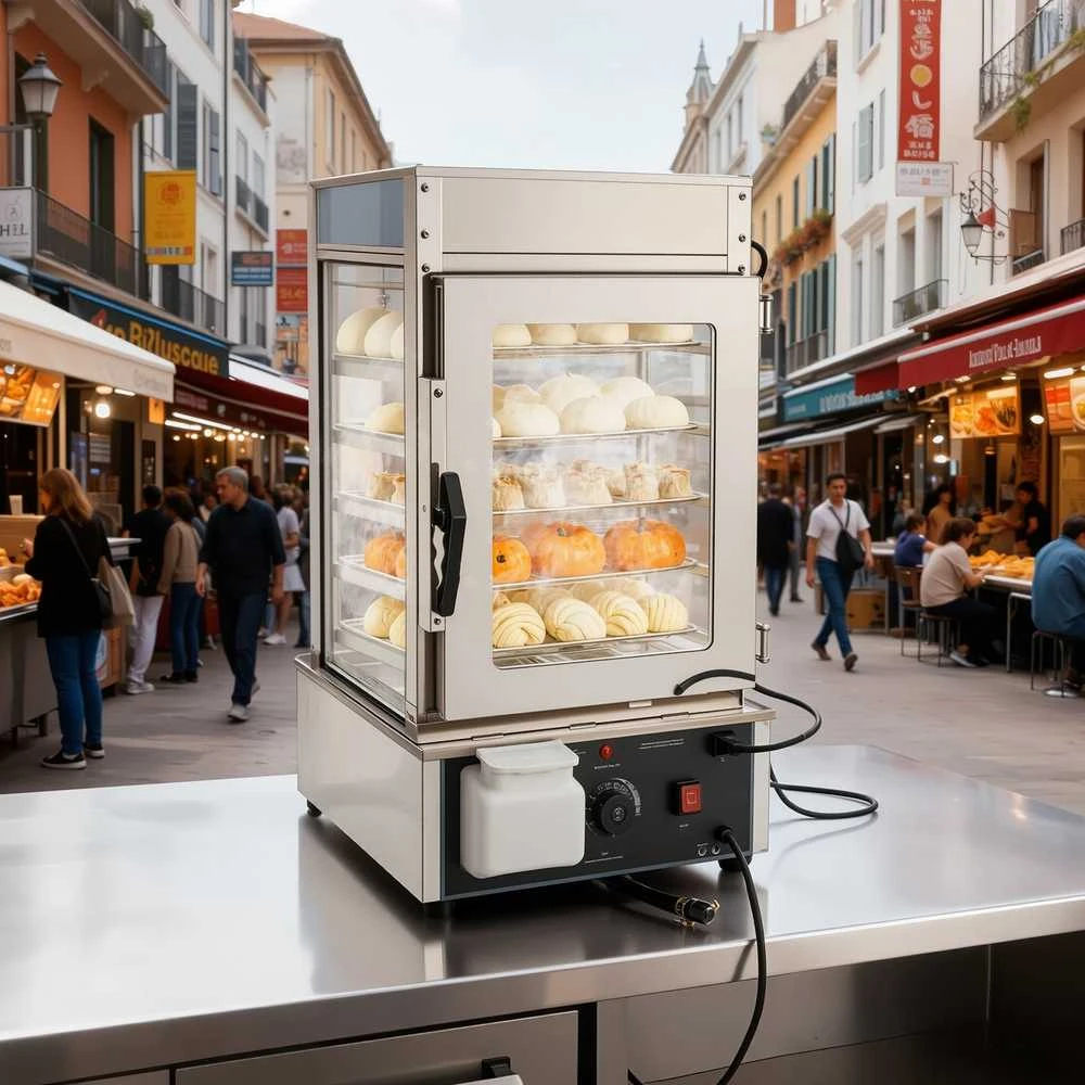 Vevor 5 aukštų maisto šildymo vitrina su LED