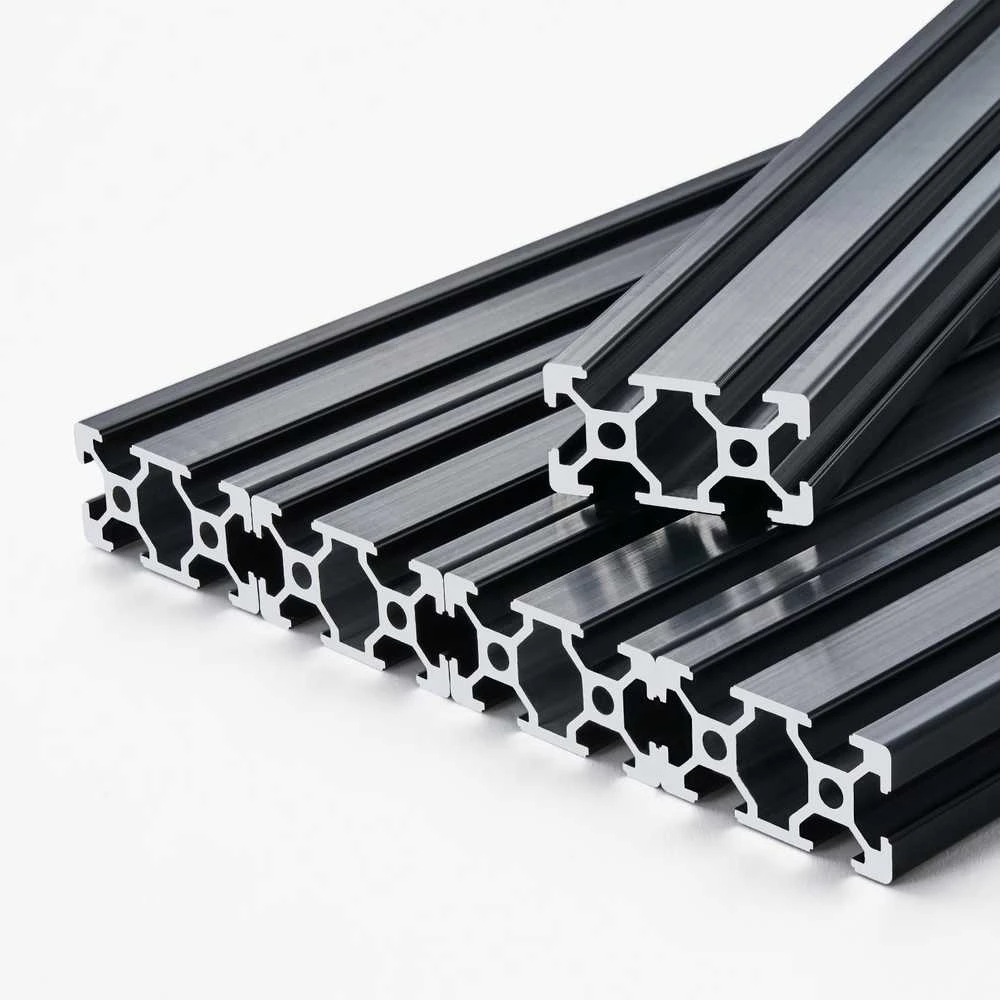 Vevor 5 vnt. 1000 mm T Slot 2040 anodizuotas aliuminis profilis