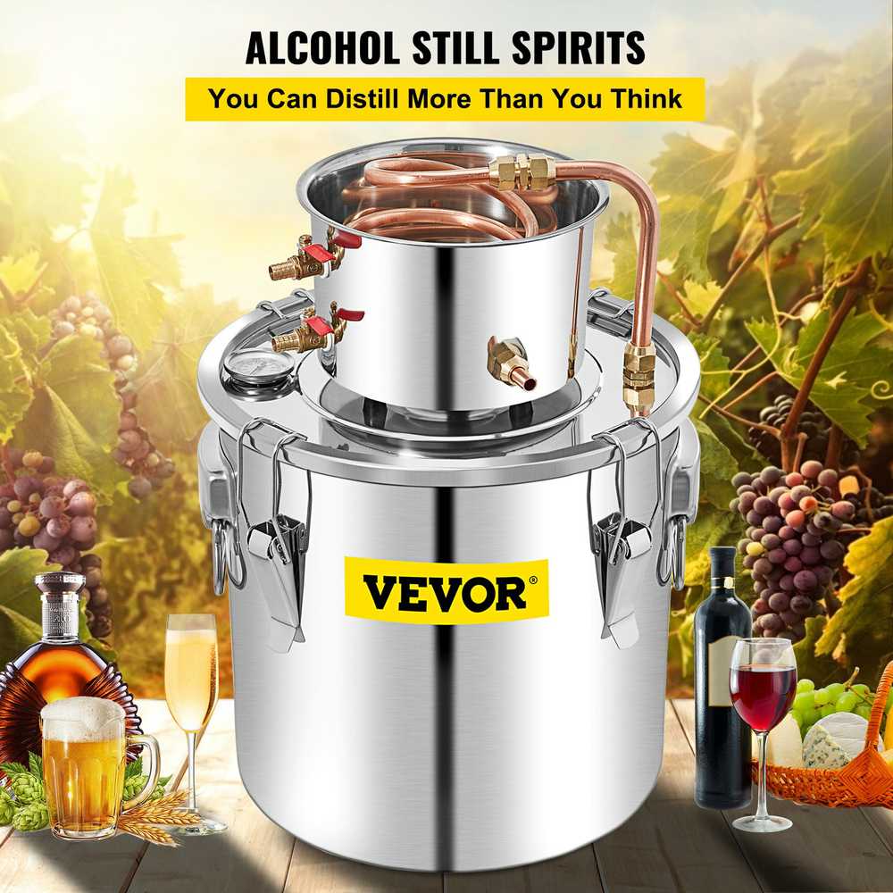 VEVOR 50 l alkoholio distiliatorius su kondensatoriumi