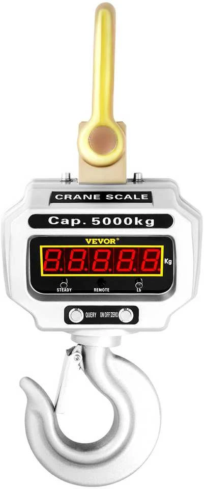 VEVOR 5000 kg skaitmeninės krano svarstyklės