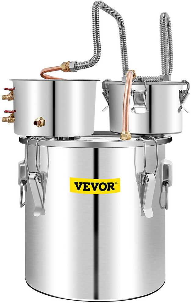 VEVOR 50L vandens distiliatorius su kondensatoriumi ir bačka
