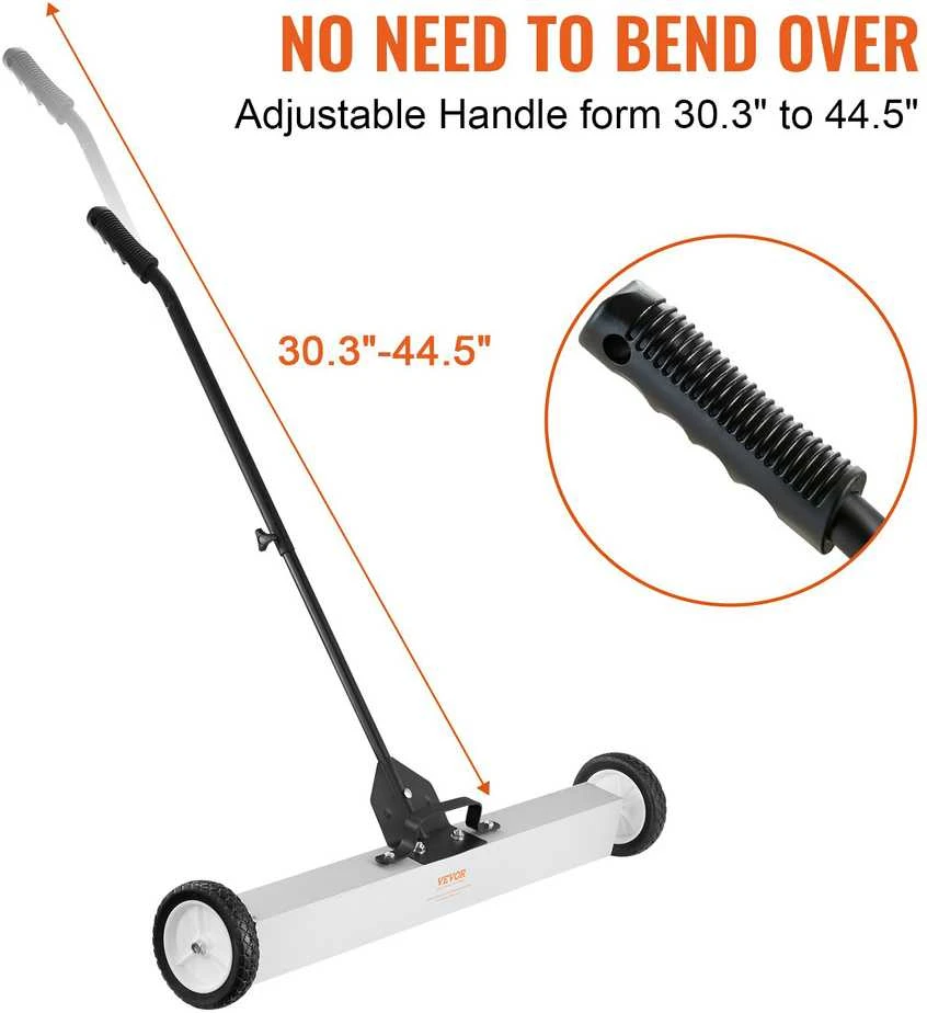 VEVOR 55 kg magnetinis vežimėlis su ratais