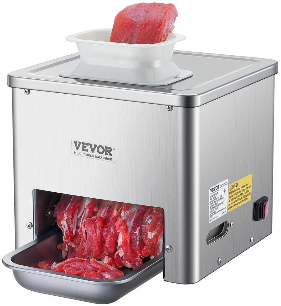 VEVOR 550W elektrinis mėsos pjaustytuvas