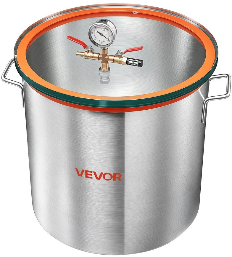 VEVOR 56,8 L vakuumo kamera dervai ir silikonui