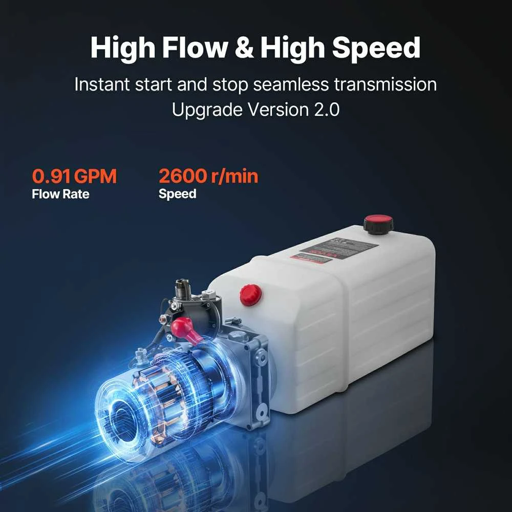 Vevor 6 l hidraulinis siurblys autovežimui