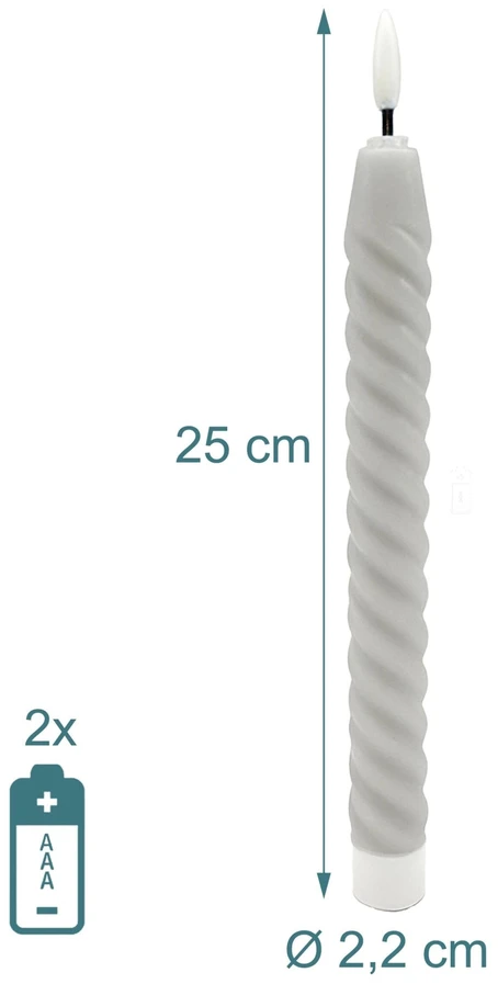 Relaxdays 6 LED kūginių žvakių rinkinys