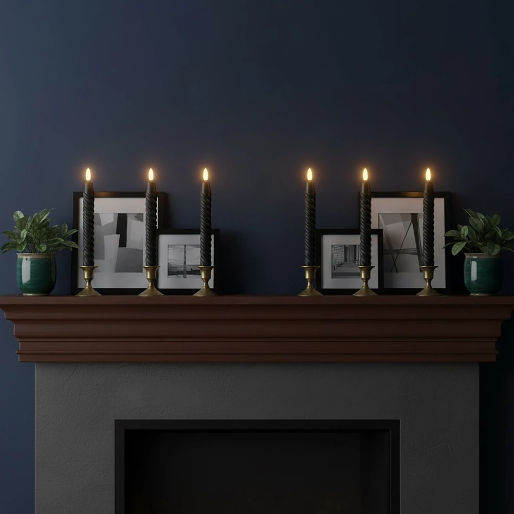 Relaxdays 6 LED žvakidinių žvakių rinkinys