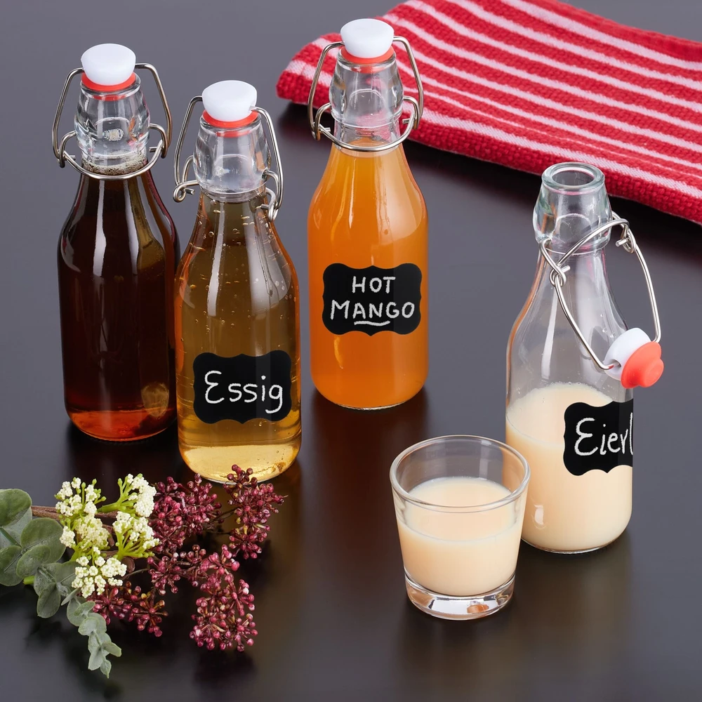 Relaxdays 6 užspaudžiamų butelių rinkinys 250 ml