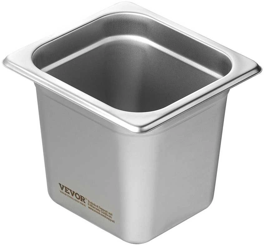 VEVOR 6 vienetai viešbučio indų rinkinys 1/6 dydžio
