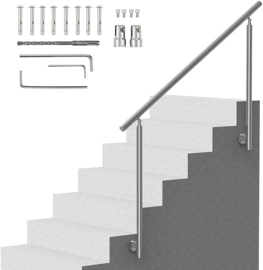 VEVOR 60 cm turėklai lauko laiptams