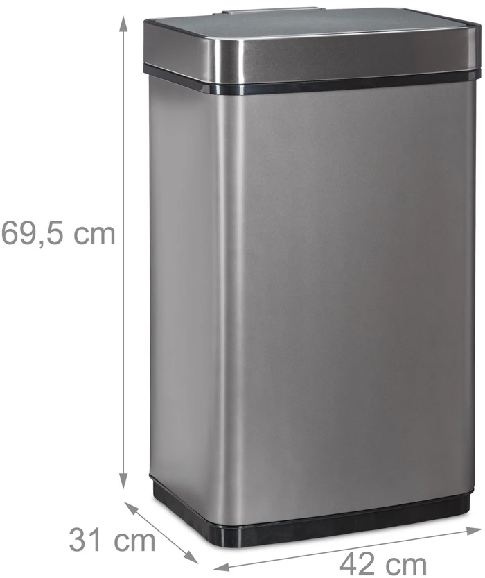 Relaxdays 60 L šiukšliadėžė su jutikliu