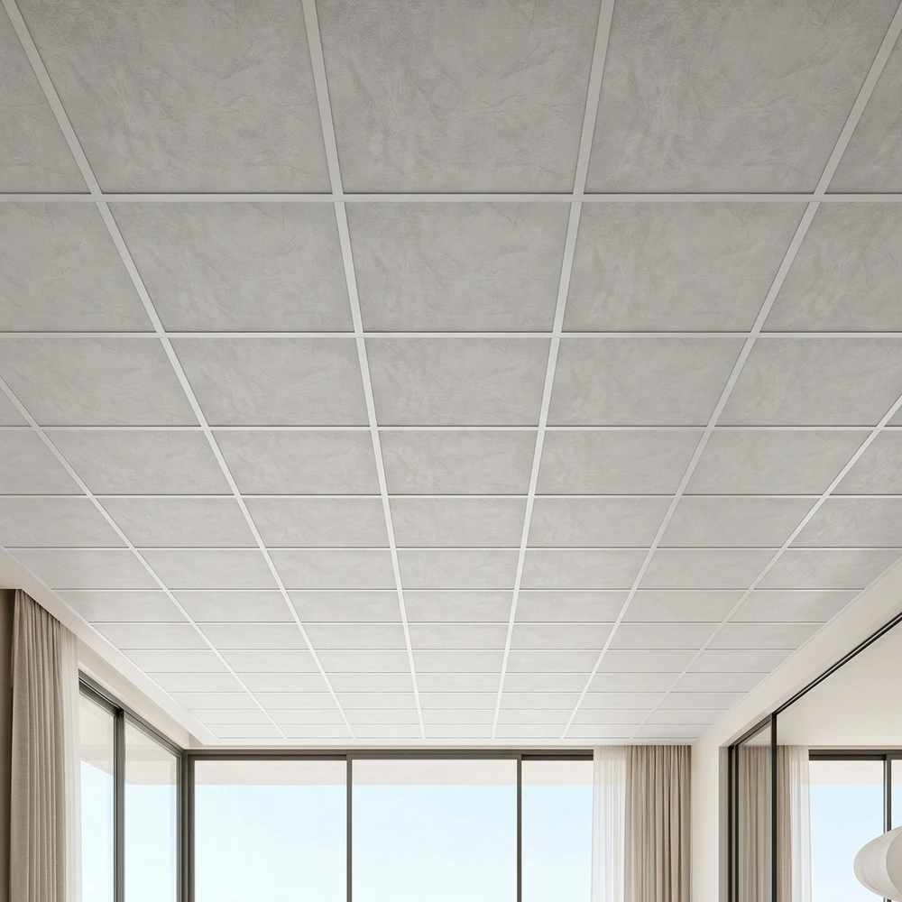VEVOR 605x605 mm PVC pakabinamos lubų plokštės (12 vnt.)