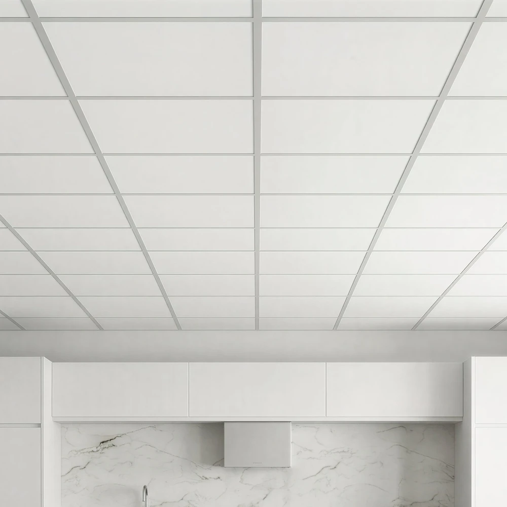 VEVOR 605x605mm PVC lubų plytelės, 12 vnt.