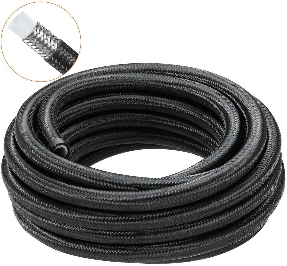 VEVOR 6AN kuro linijos rinkinys, 25 pėdų PTFE žarna