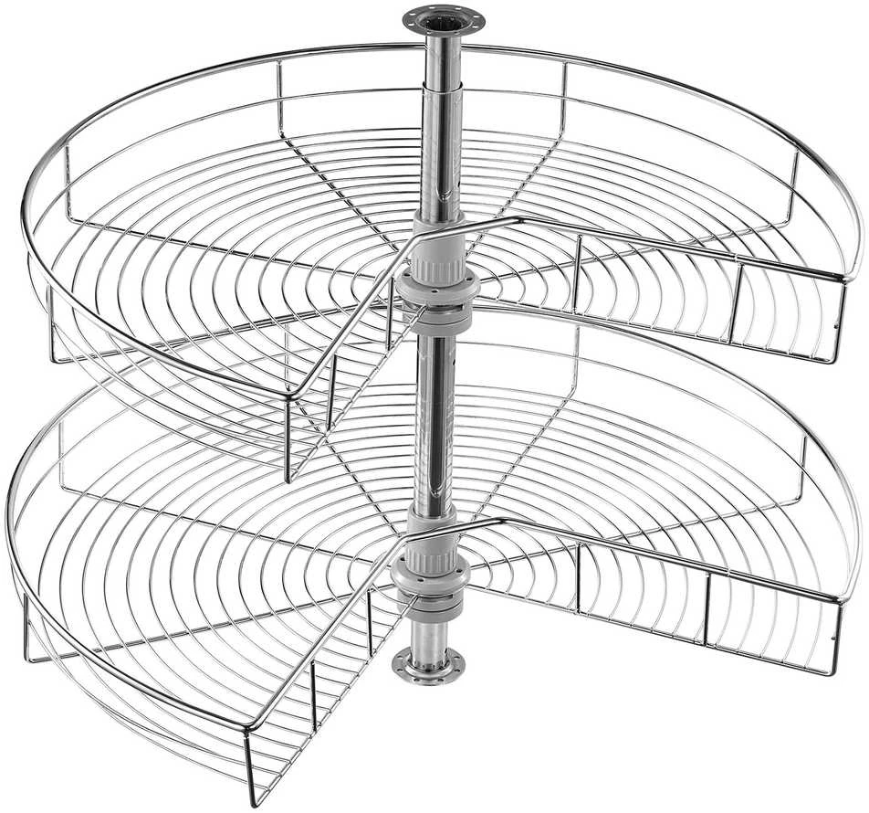 VEVOR 70 cm chromuotas kampinis laikiklis