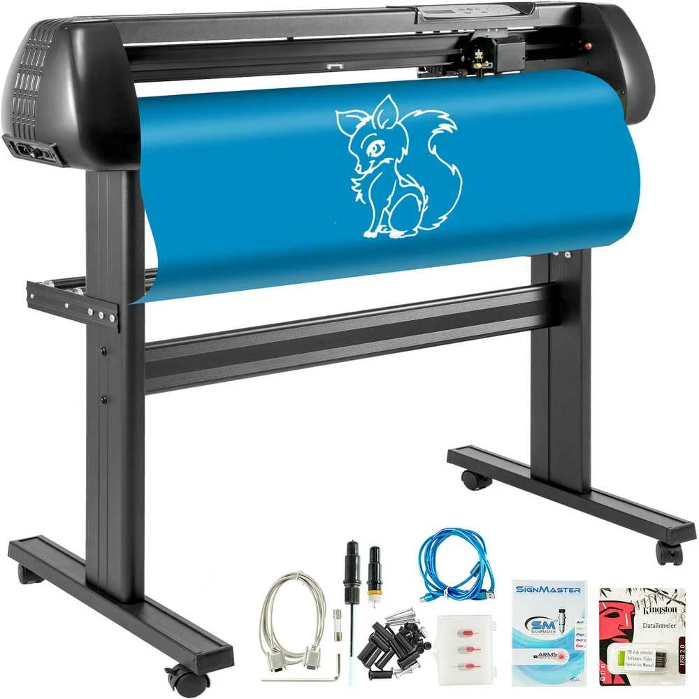 Spausdintuvas VEVOR 71 cm vinilo pjovimo aparatas su stovu