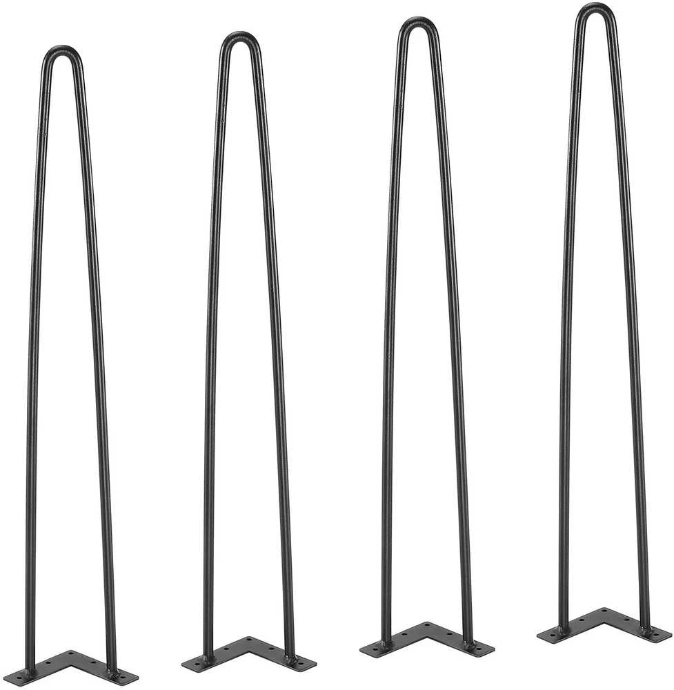 VEVOR 711 mm metalinės plaukelių kojos baldams