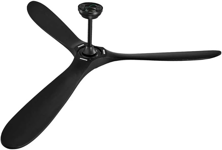 VEVOR 72 cm lubų ventiliatorius su mediniais sparnais be šviesos