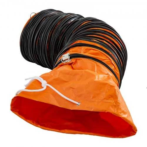 VEVOR 7,6 m PVC lankstus ortakis 250 mm ventiliatoriui