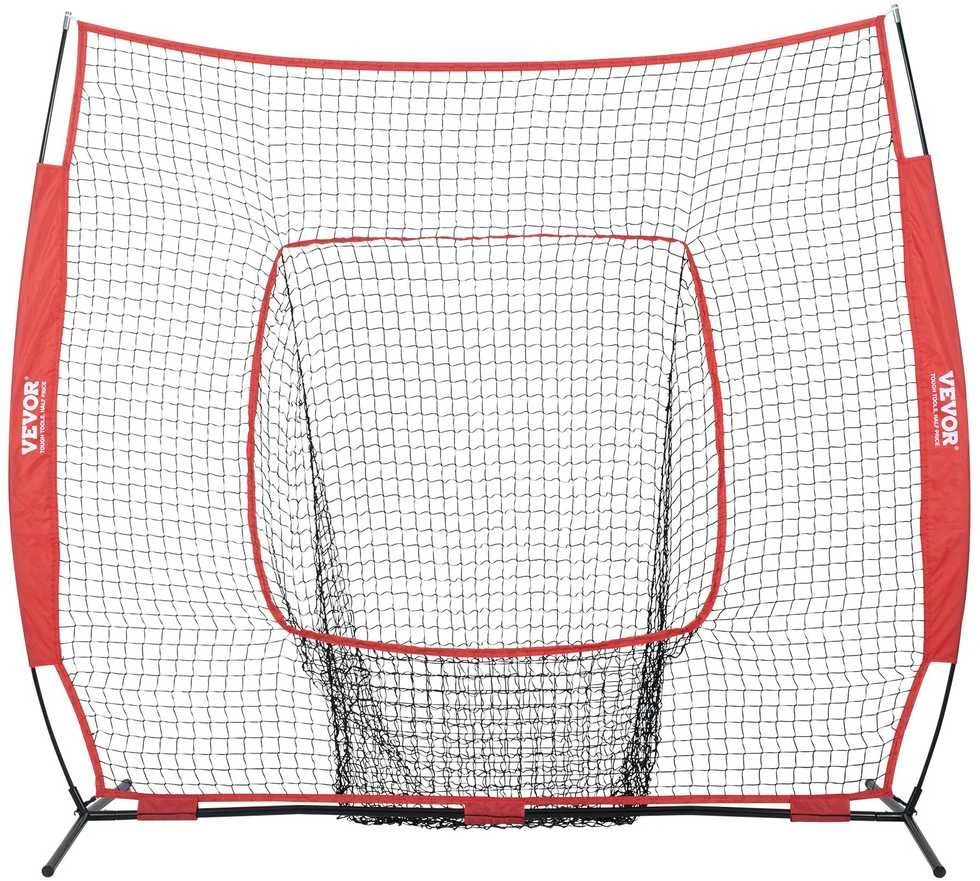 VEVOR 7x7 pėdų beisbolo ir softbolo tinklas
