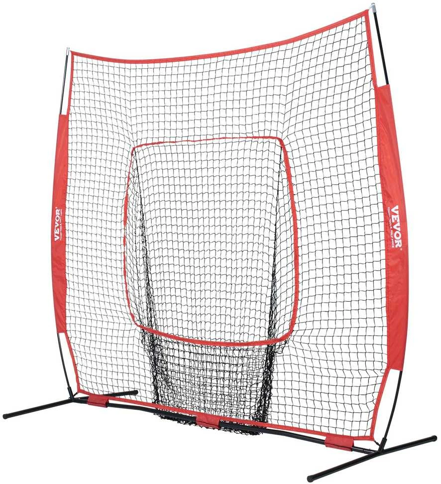 VEVOR 7x7 pėdų beisbolo ir softbolo tinklas