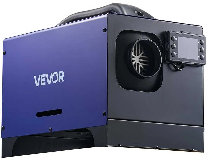 Vevor 8 kW nešiojamas dyzelinis šildytuvas su nuotolinio valdymo pultu