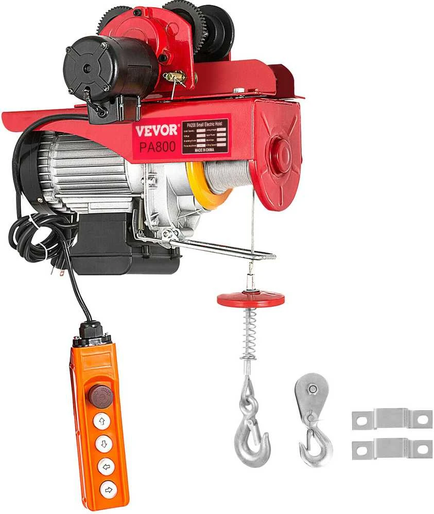 VEVOR 800 kg elektrinis keltuvas su vežimėliu 1300W