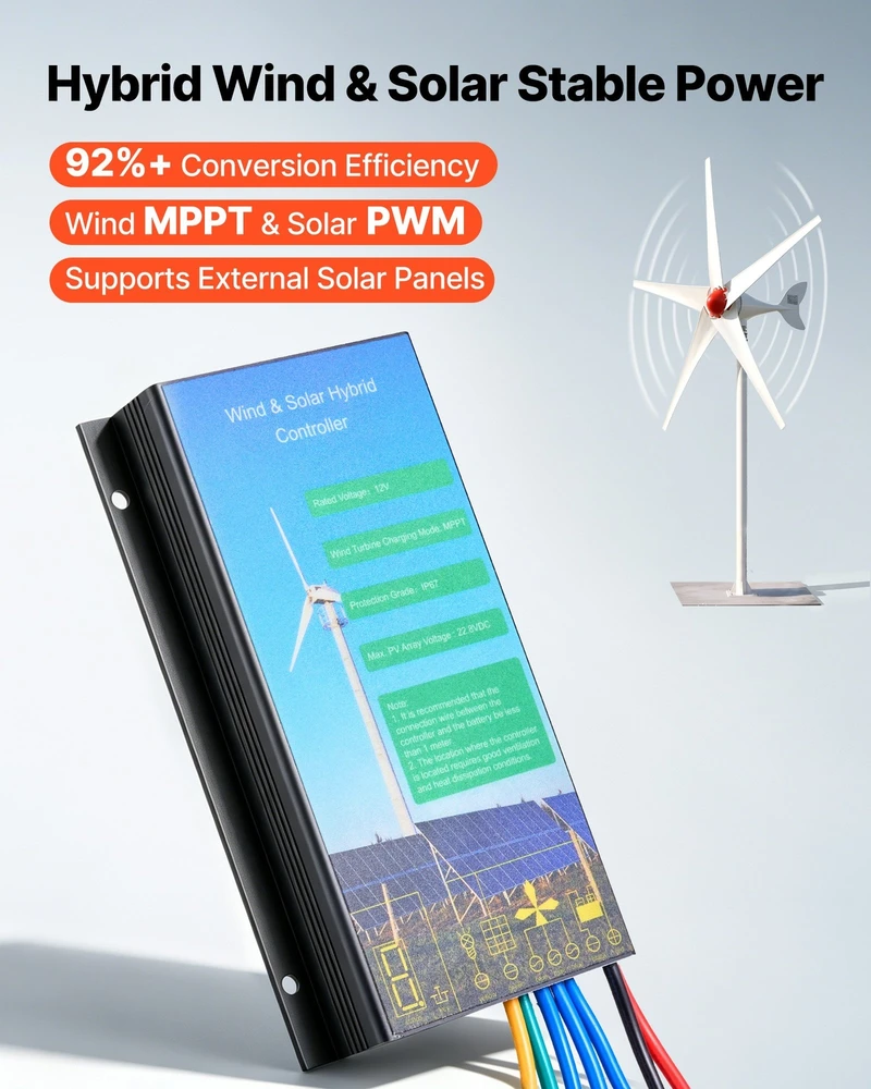 VEVOR 800W 12V vėjo turbinos generatorius