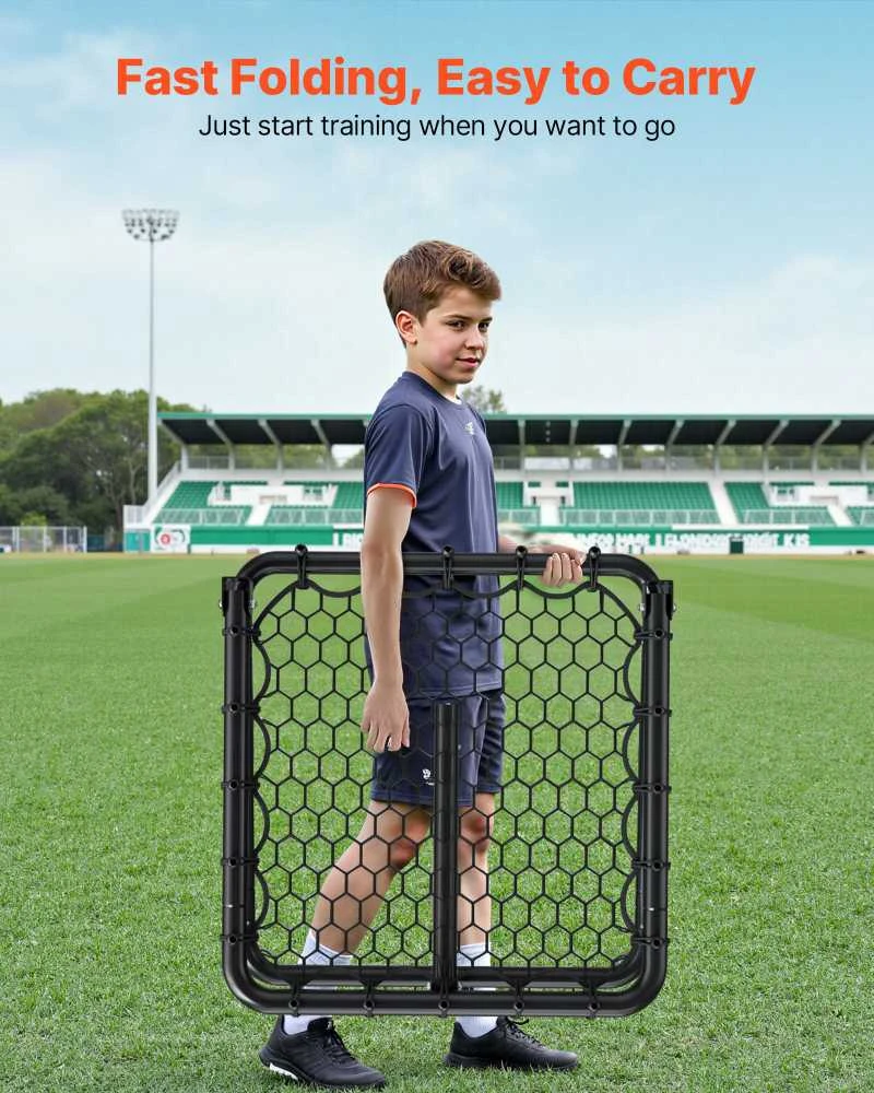 VEVOR 86x86 cm futbolo atmušimo tinklas