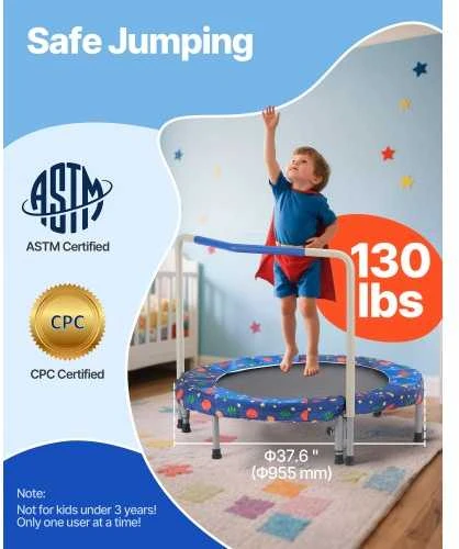 VEVOR 91 cm batutas vaikams sulankstomas mini