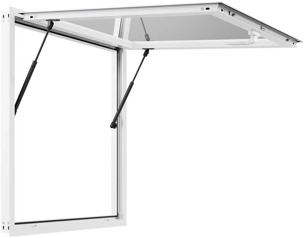 VEVOR 92x92 cm maisto langas su markize maisto sunkvežimiui