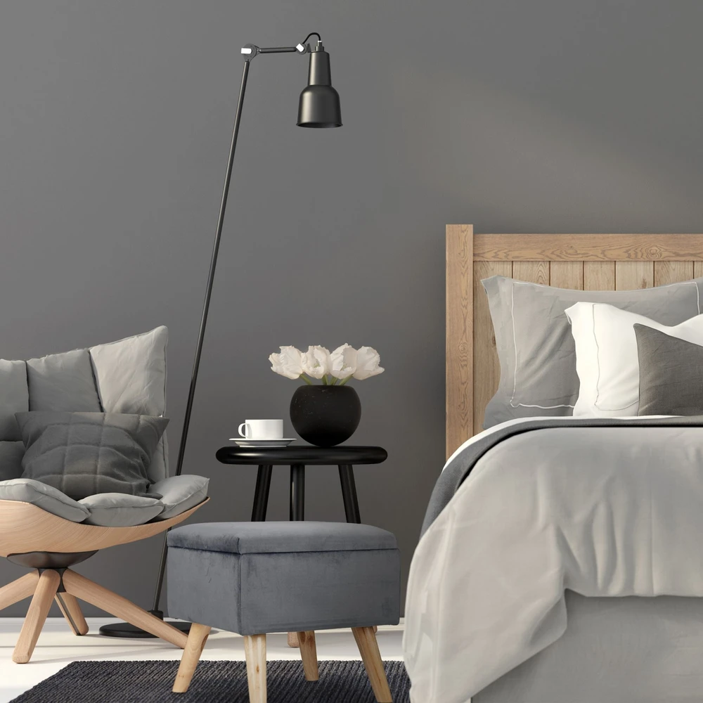 Relaxdays Aksominė taburetė su daiktų laikymo vieta