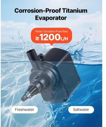 VEVOR Akvariumo šaldytuvas 200L 0.1 AG