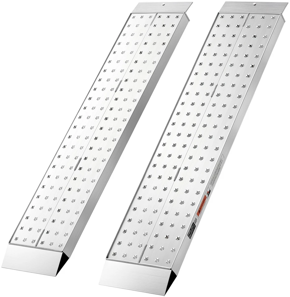 VEVOR Aliuminio priekabos rampos, 2 vnt., 1396 x 304 mm