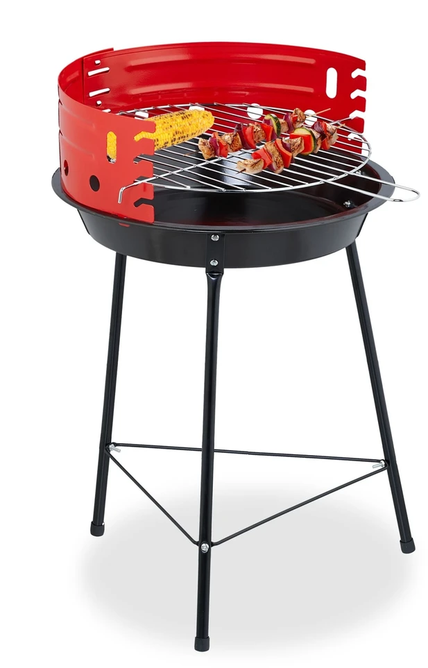 Relaxdays Anglinė kepsninė su stovu Ø 37 cm