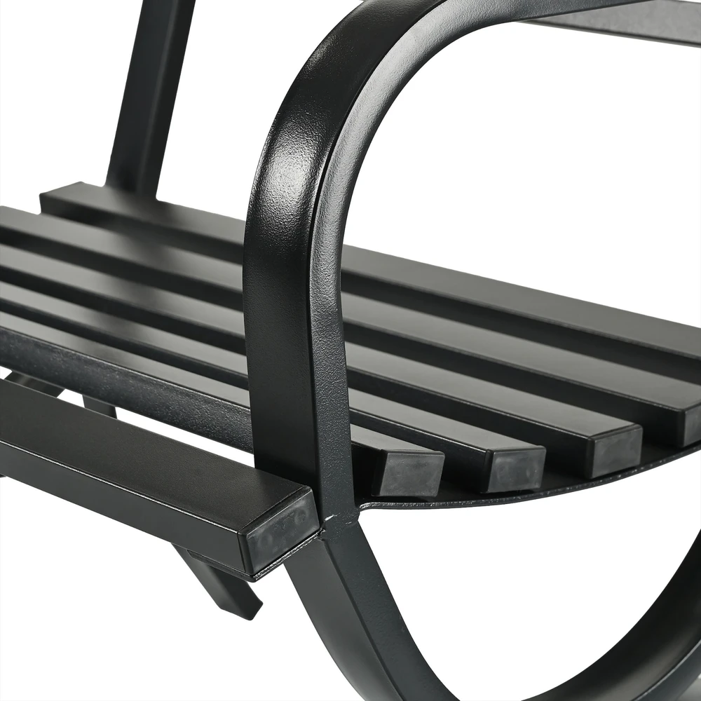Relaxdays Antikinė metalinė sodo kėdė