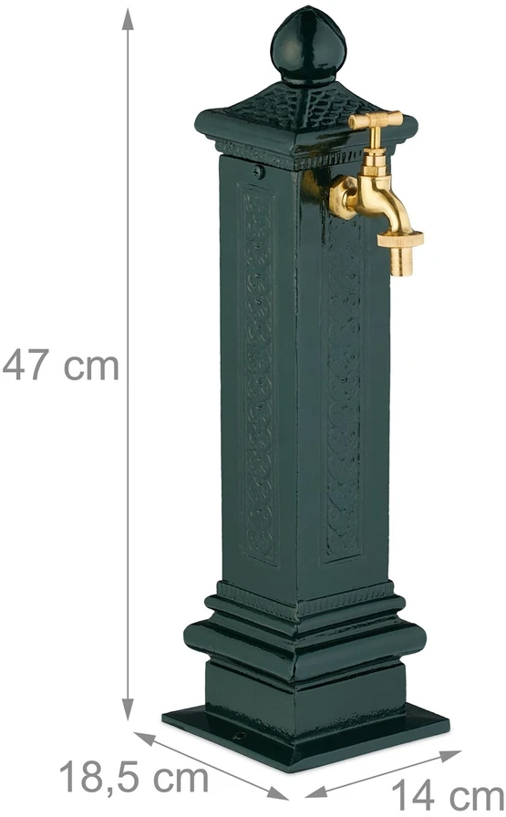 Relaxdays Antikvarinis fontanas-kolona 47 cm