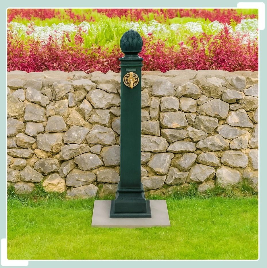 Relaxdays Antikvarinis koloninis fontanas 80 cm