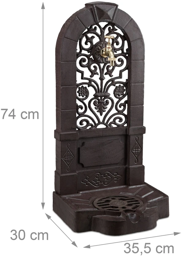 Relaxdays Antikvarinis pastatomas fontanas