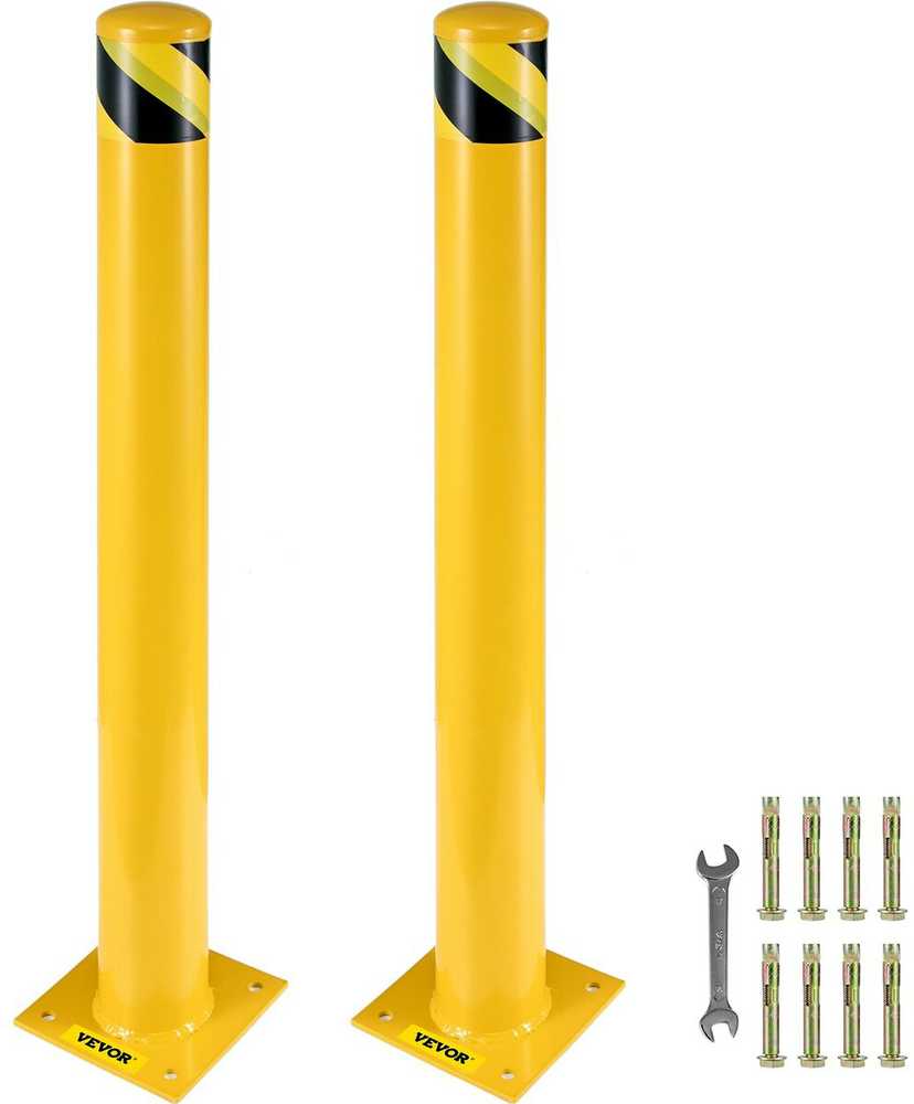 VEVOR apsauginis stulpas 122 cm aukščio plieno