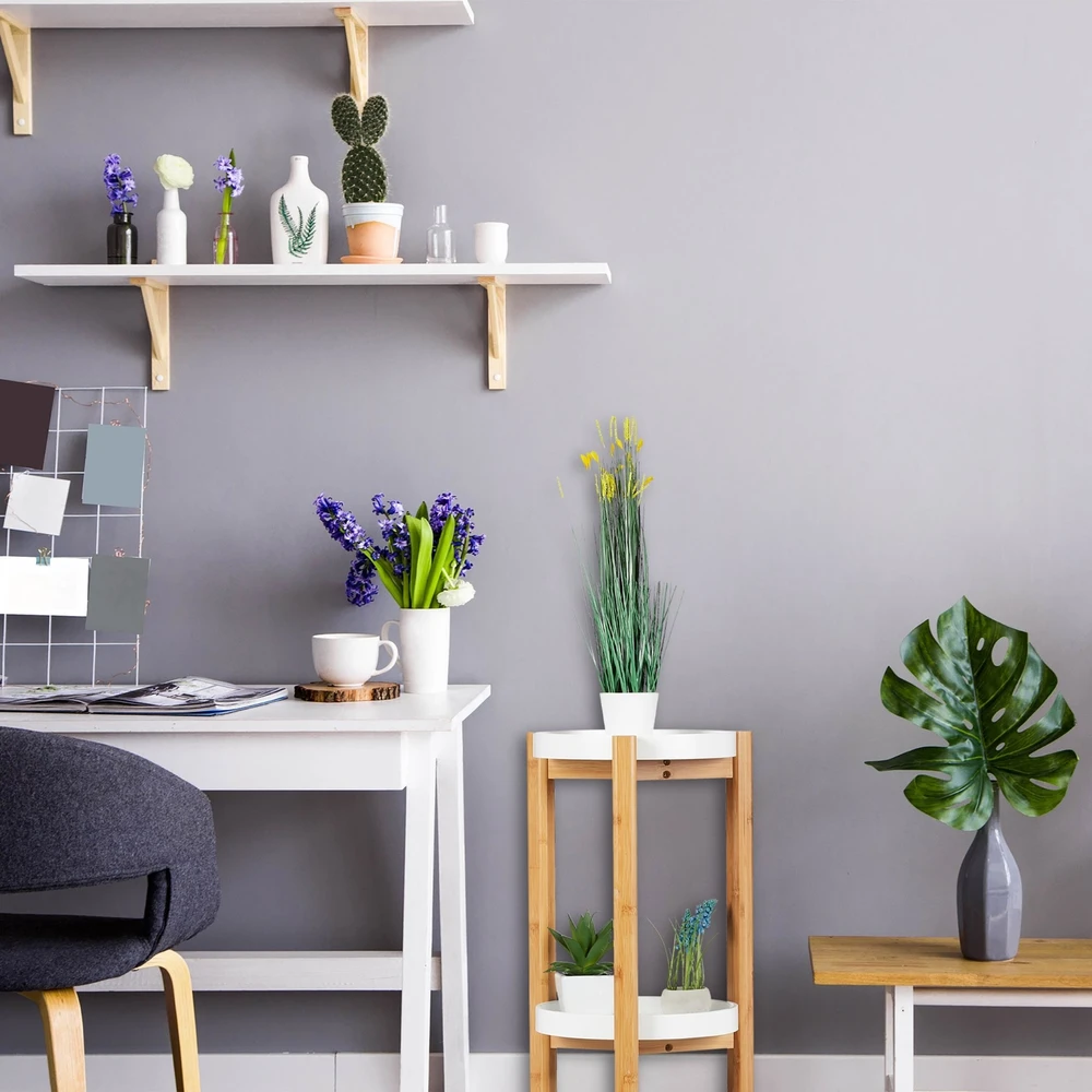 Relaxdays Apvali vazoninių augalų lentyna