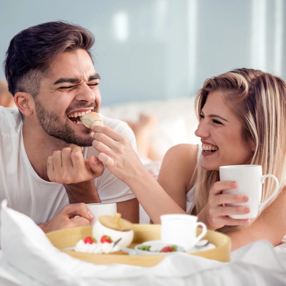 Relaxdays Apvalus bambukinis serviravimo padėklas